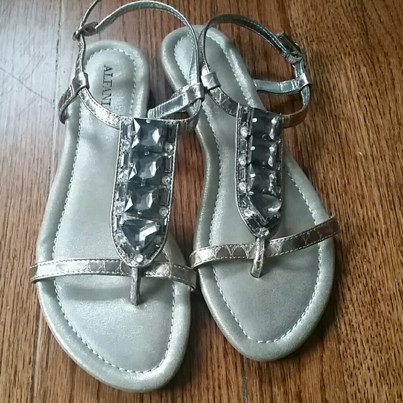 Alfani Shoes - Alfani Gold tone Sandals